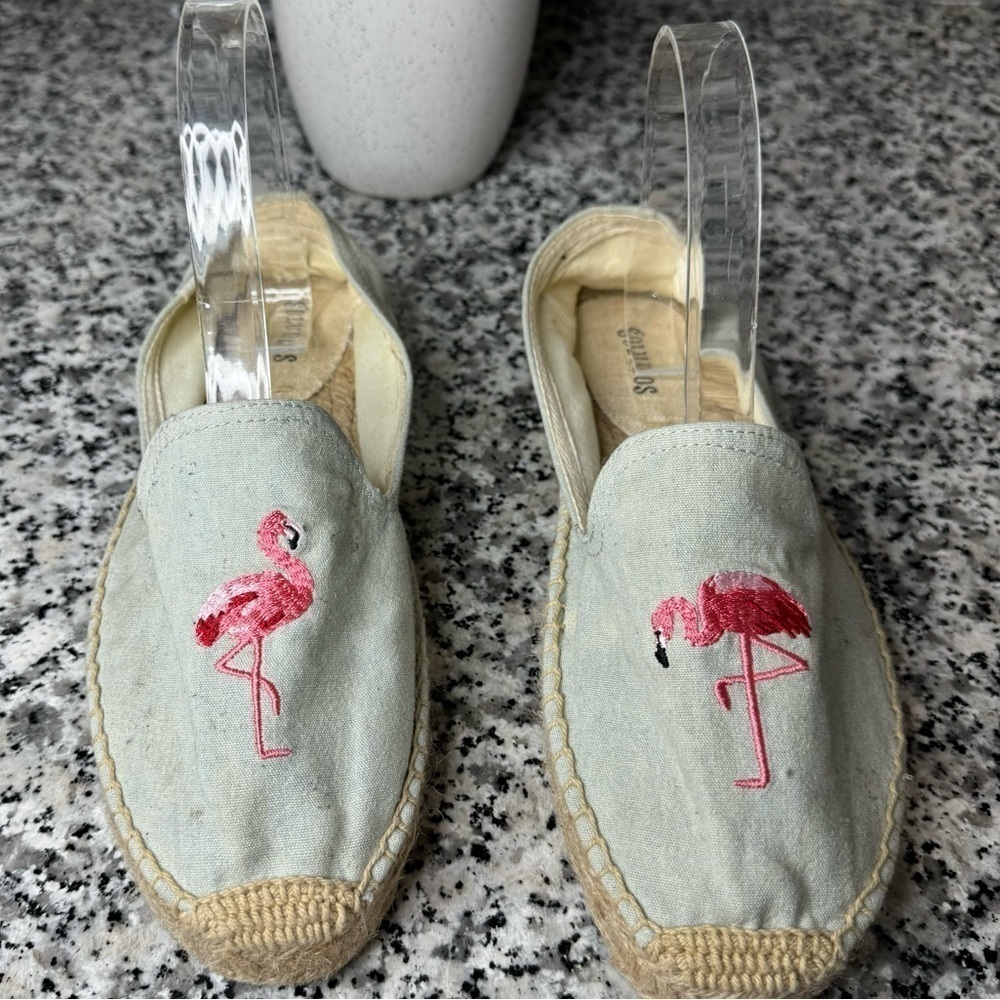 Soludos | Anthropologie Women’s Flamingo Espadrille Flats Size 8